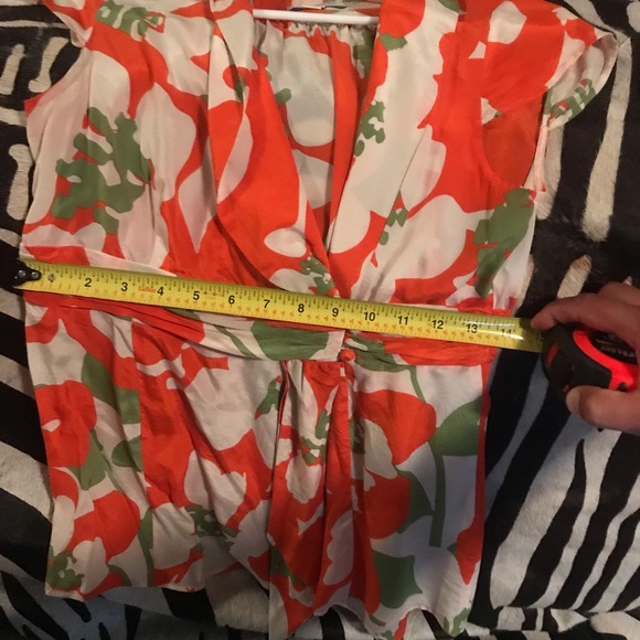 Summer silk floral top - Picture 6 of 7